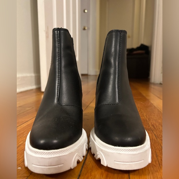 SOREL Womens Leather Pull On Chelsea Boots - Picture 13 of 16